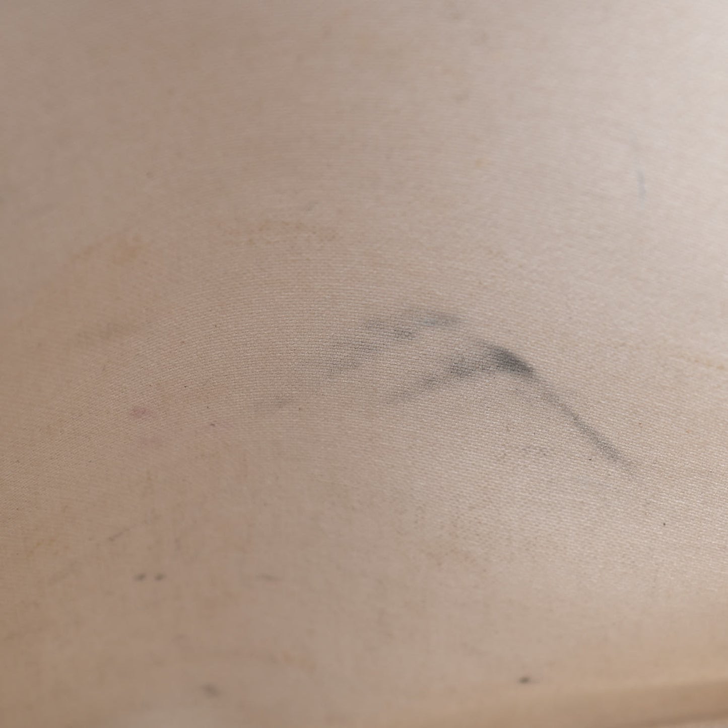 Canvas Calfskin Vertical Cabas Natural Tan