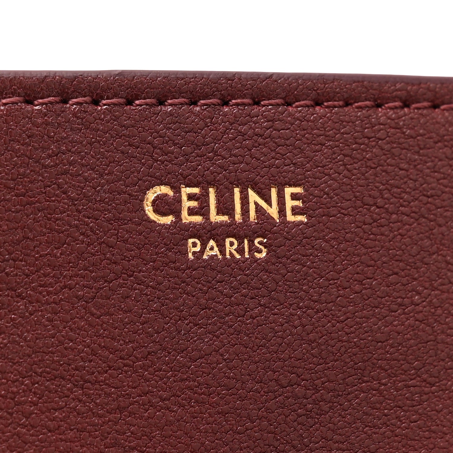 Celine Shiny Lambskin Soft Triomphe Besace Bag Syrah 6 of 10