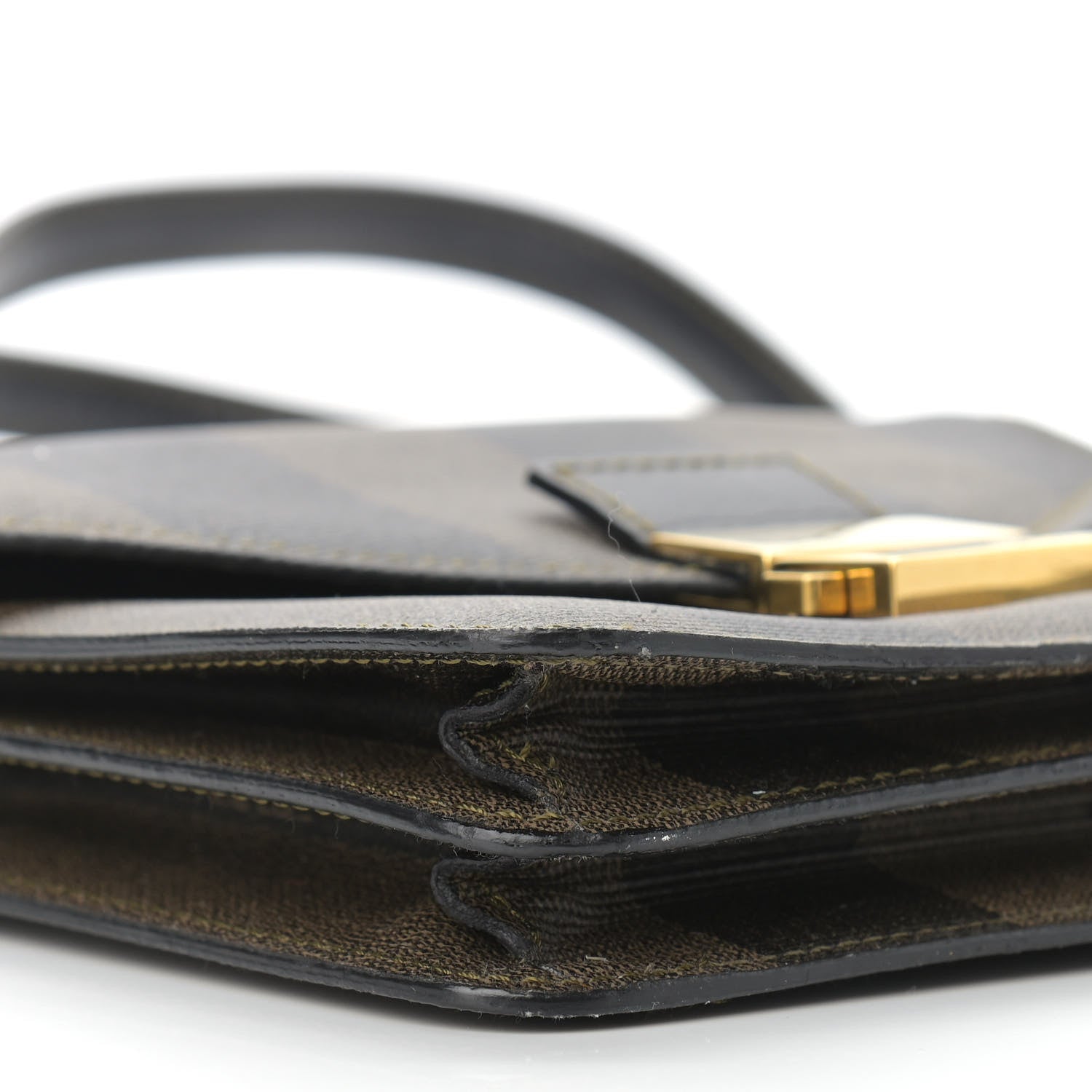 Fendi Pequin Spalmati Crossbody Bag Tobacco 8 of 11