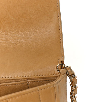 Chanel Lambskin East West Chocolate Bar Flap Beige 15 of 19