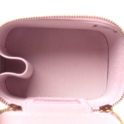 Chanel Caviar Quilted Mini Vanity Case With Chain Light Pink 5 of 10