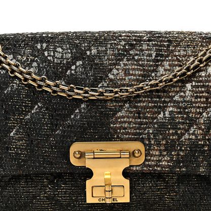 Chanel Metallic Glazed Tweed Quilted 2.55 Paris Shanghai Reissue 226 Flap Multicolor 8 of 10