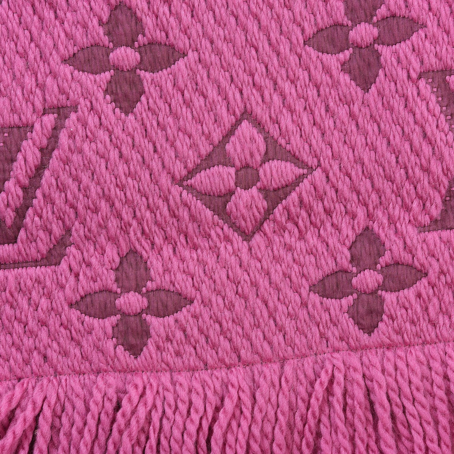 Wool Silk Logomania Scarf