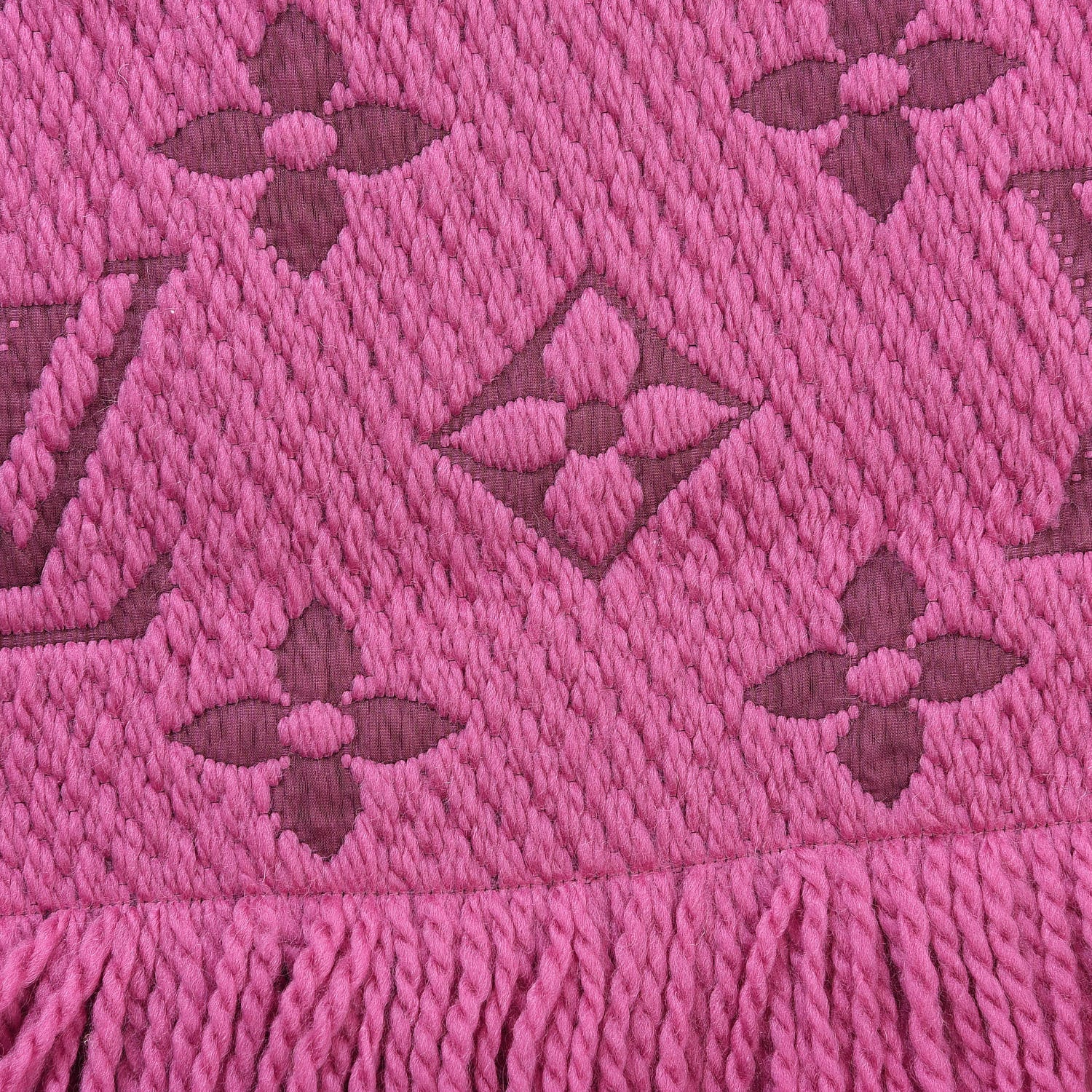 Louis Vuitton Wool Silk Logomania Scarf 5 of 6
