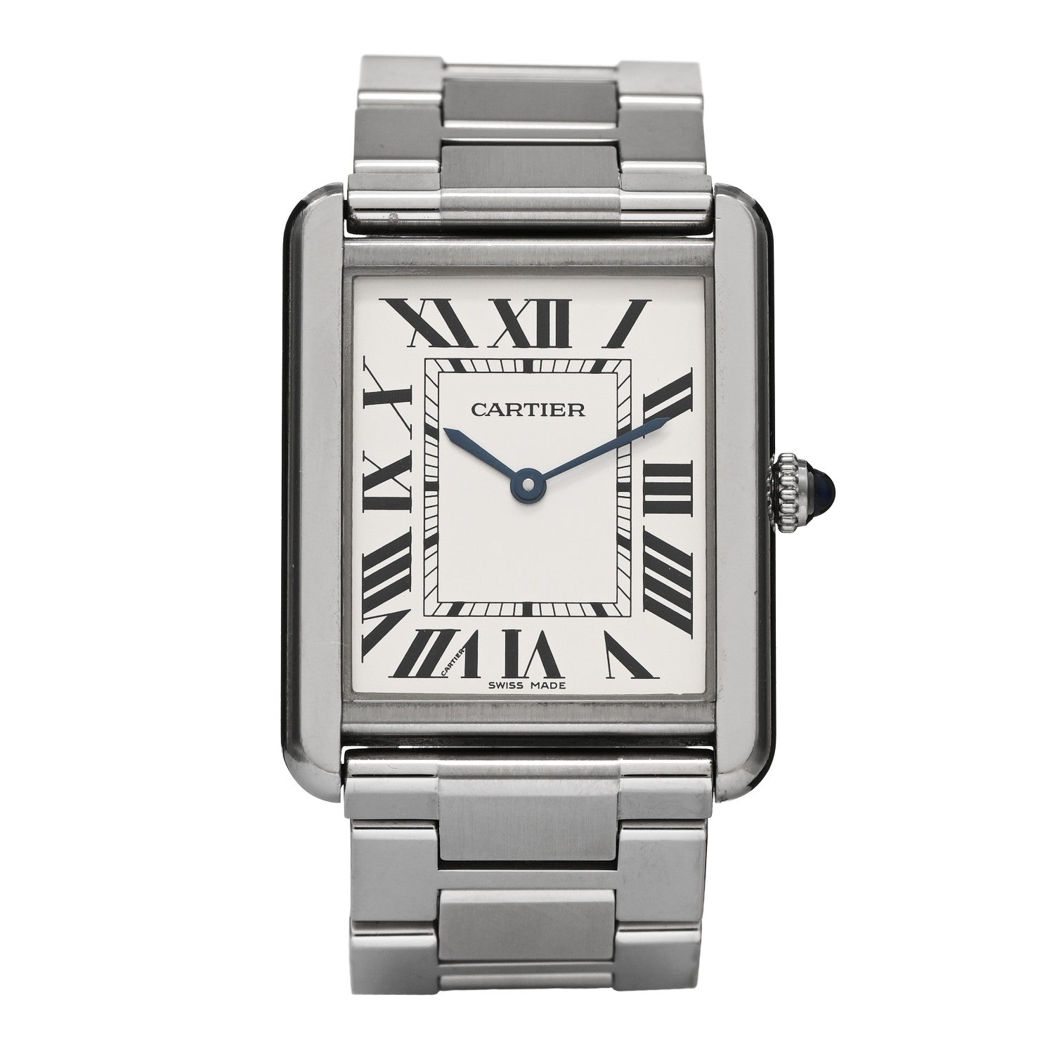 Cartier Stainless Steel 27mm Tank Solo Quartz Watch 1 of 5