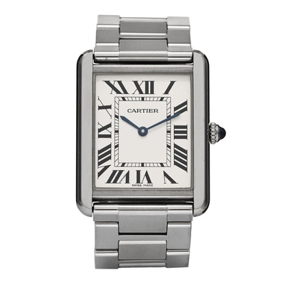 Cartier Stainless Steel 27mm Tank Solo Quartz Watch 1 of 5
