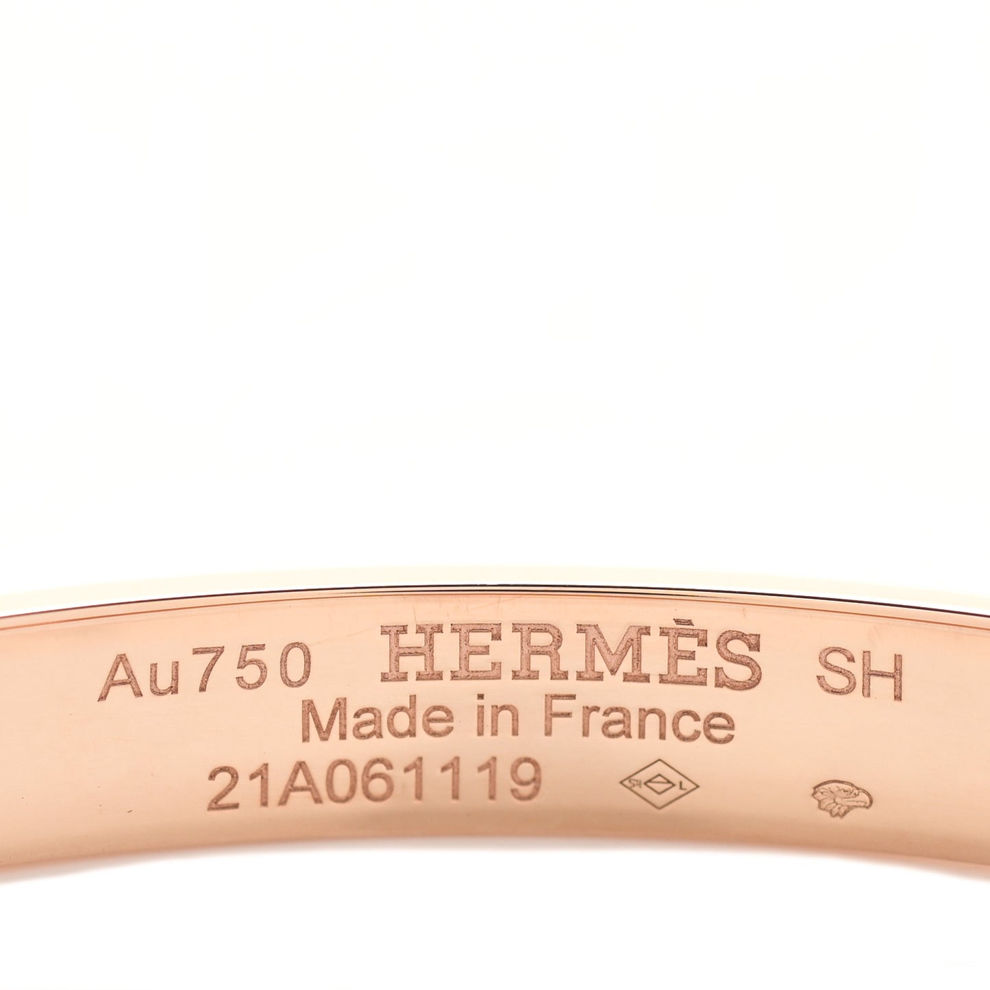 18K Rose Gold PM Collier De Chien Bracelet SH