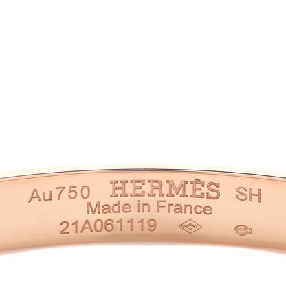 Hermes 18K Rose Gold PM Collier De Chien Bracelet SH 4 of 5