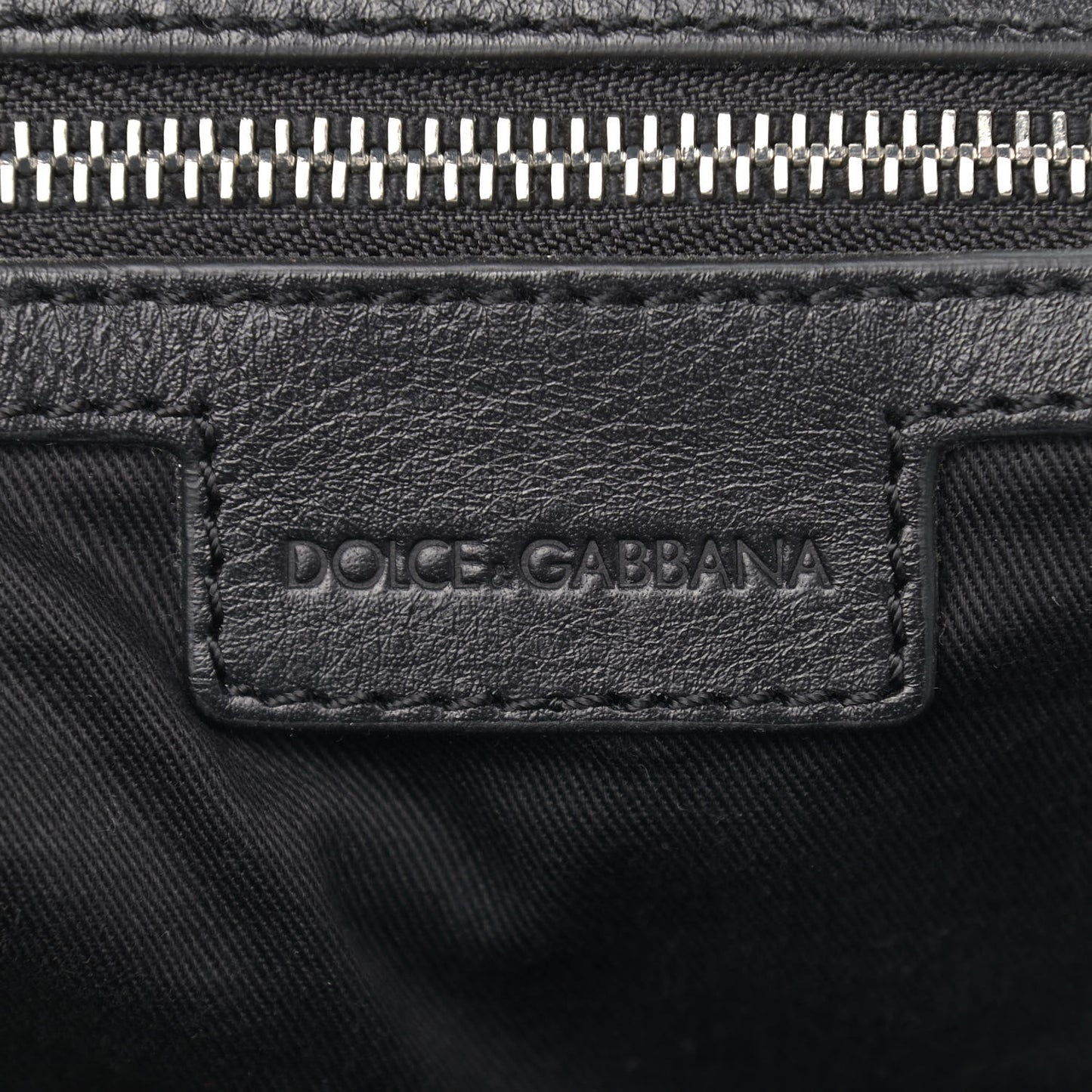 Grained Calfskin Satchel Black