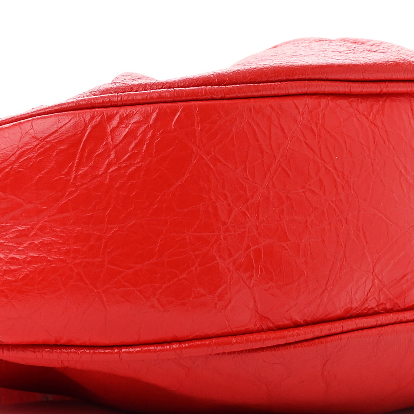 Agneau Arena Le Cagole Shoulder Bag XS Tomato Red