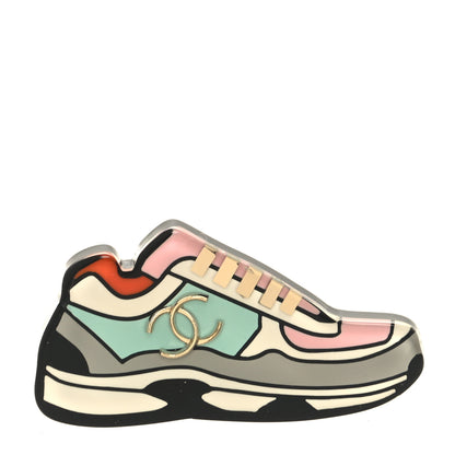 Chanel Resin Icon Manga Sneaker Brooch Multicolor 1 of 3