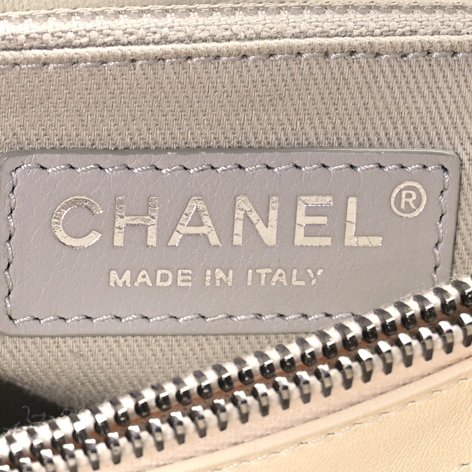 Chanel Calfskin Tweed Quilted Small Tote White Multicolor 6 of 10