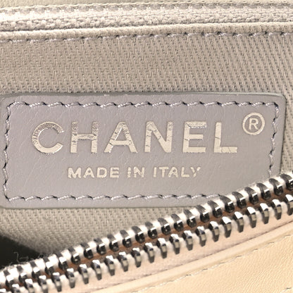 Chanel Calfskin Tweed Quilted Small Tote White Multicolor 6 of 10