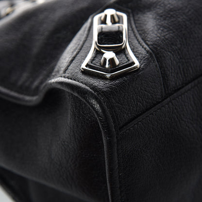 Balenciaga Chevre Silver Metallic Edge Hardware City Black 12 of 13