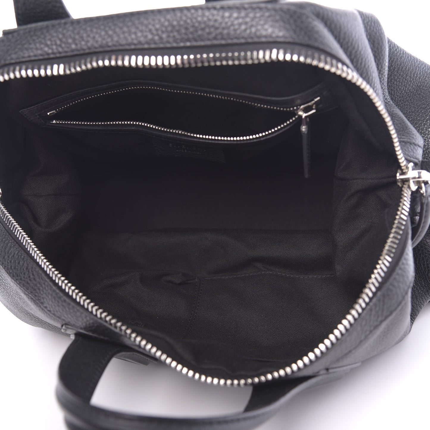 Waxy Grained Calfskin Medium Nightingale Black