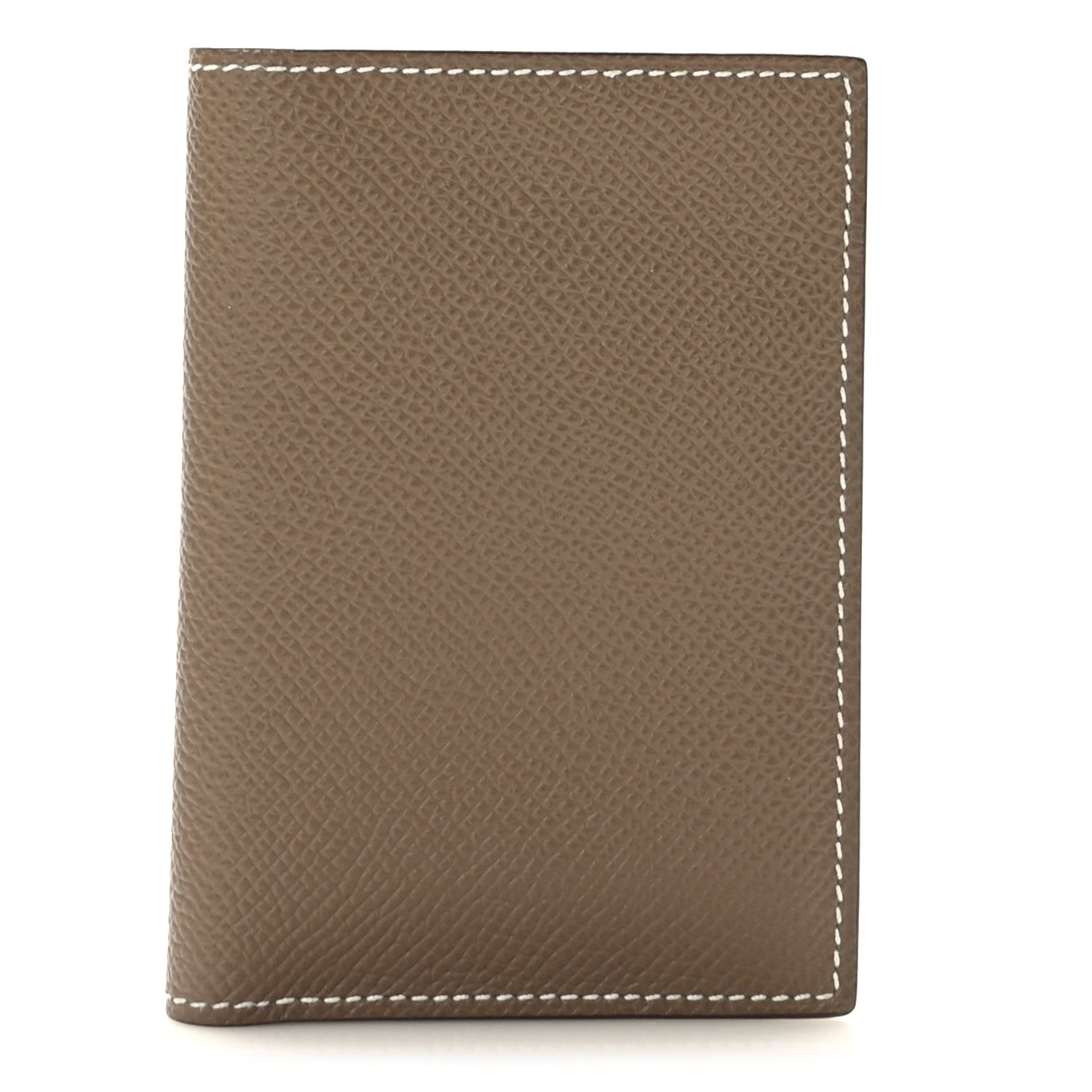Hermes Epsom MC2 Euclide Card Holder Case Etoupe 1 of 9