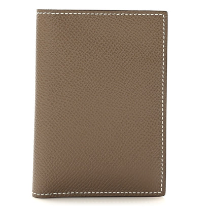 Hermes Epsom MC2 Euclide Card Holder Case Etoupe 1 of 9
