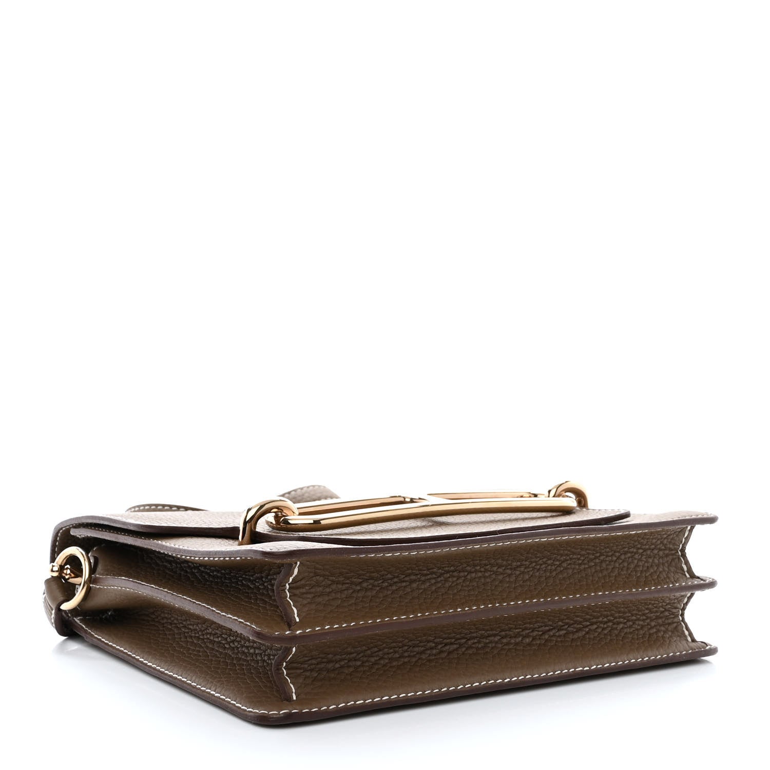 Hermes Taurillon Clemence Sac Roulis 23 Etoupe 4 of 13