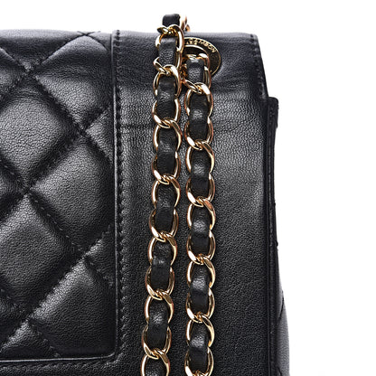 Chanel Sheepskin Quilted Vintage Mademoiselle Flap Black 21 of 22
