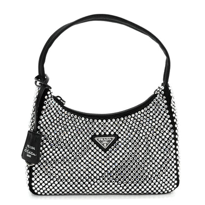 Prada Satin Crystal Mini Re-Edition 2000 Bag Cristal 1 of 10