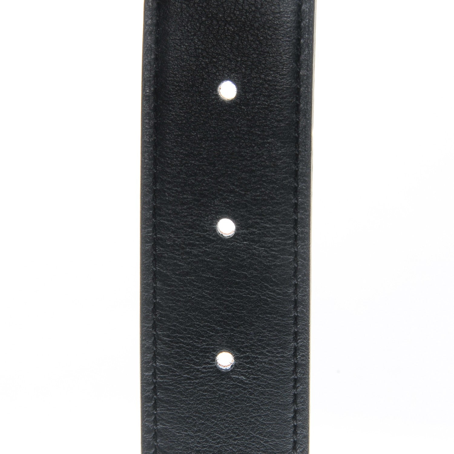 Hermes Swift Epsom 32mm Belt Strap 90 Black Gold 3 of 5