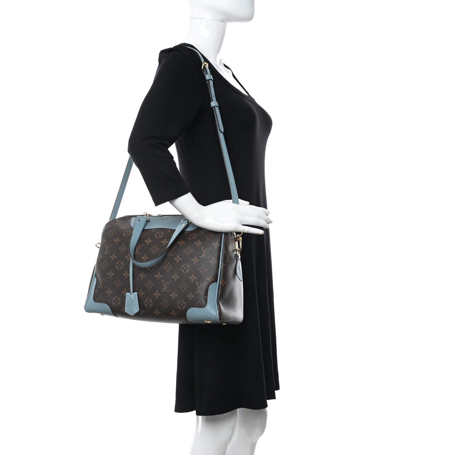 Louis Vuitton Monogram Retiro NM Blue Ciel 2 of 9