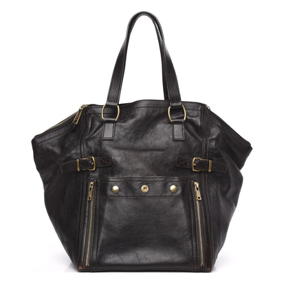 Saint Laurent Calfskin Medium Downtown Brown 1 of 19
