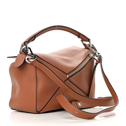 Loewe Calfskin Small Puzzle Bag Tan 3 of 11