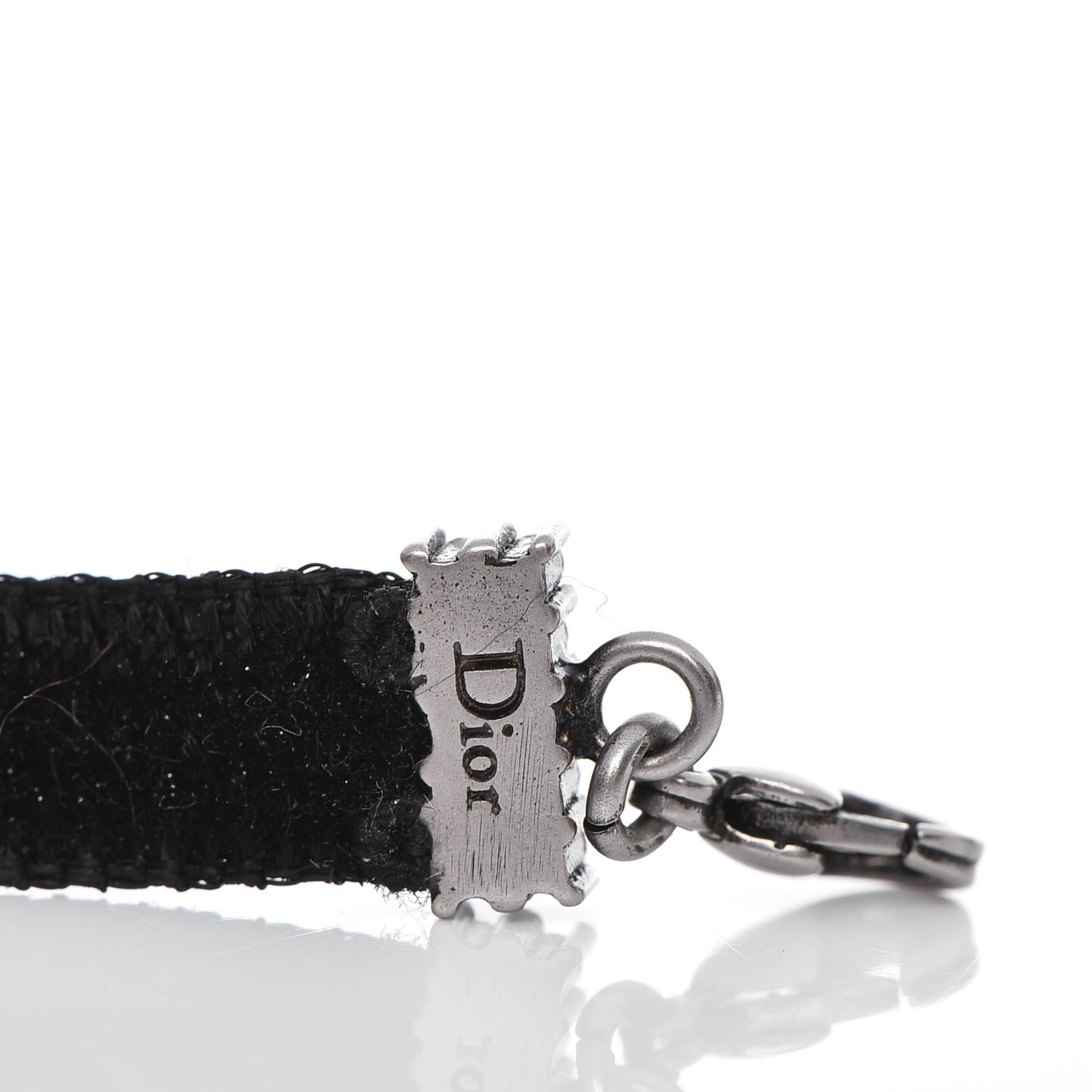 Velvet Crystal J’Adior Choker Necklace Black