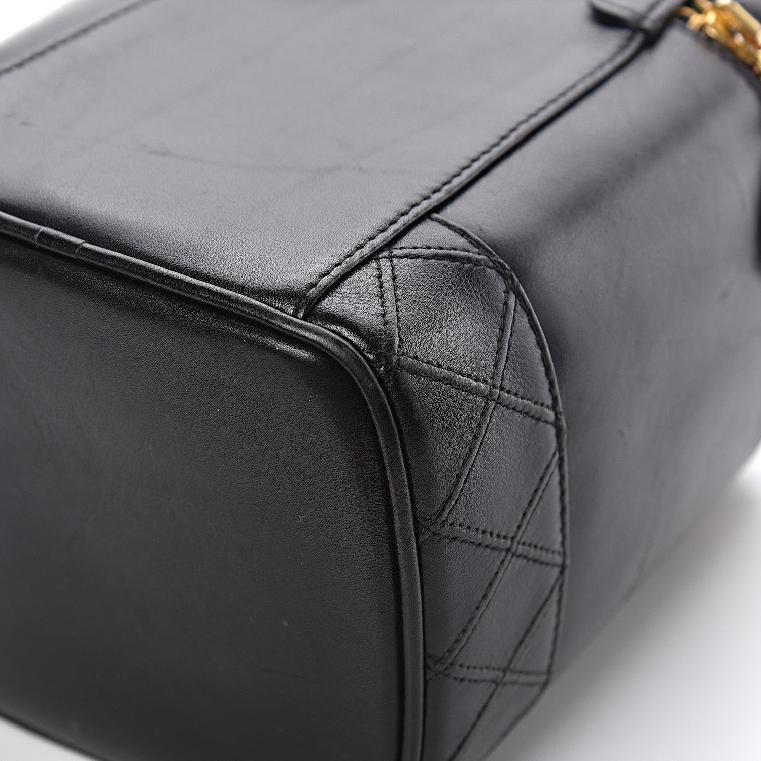 Chanel Lambskin Vanity Cosmetic Case Black 12 of 16