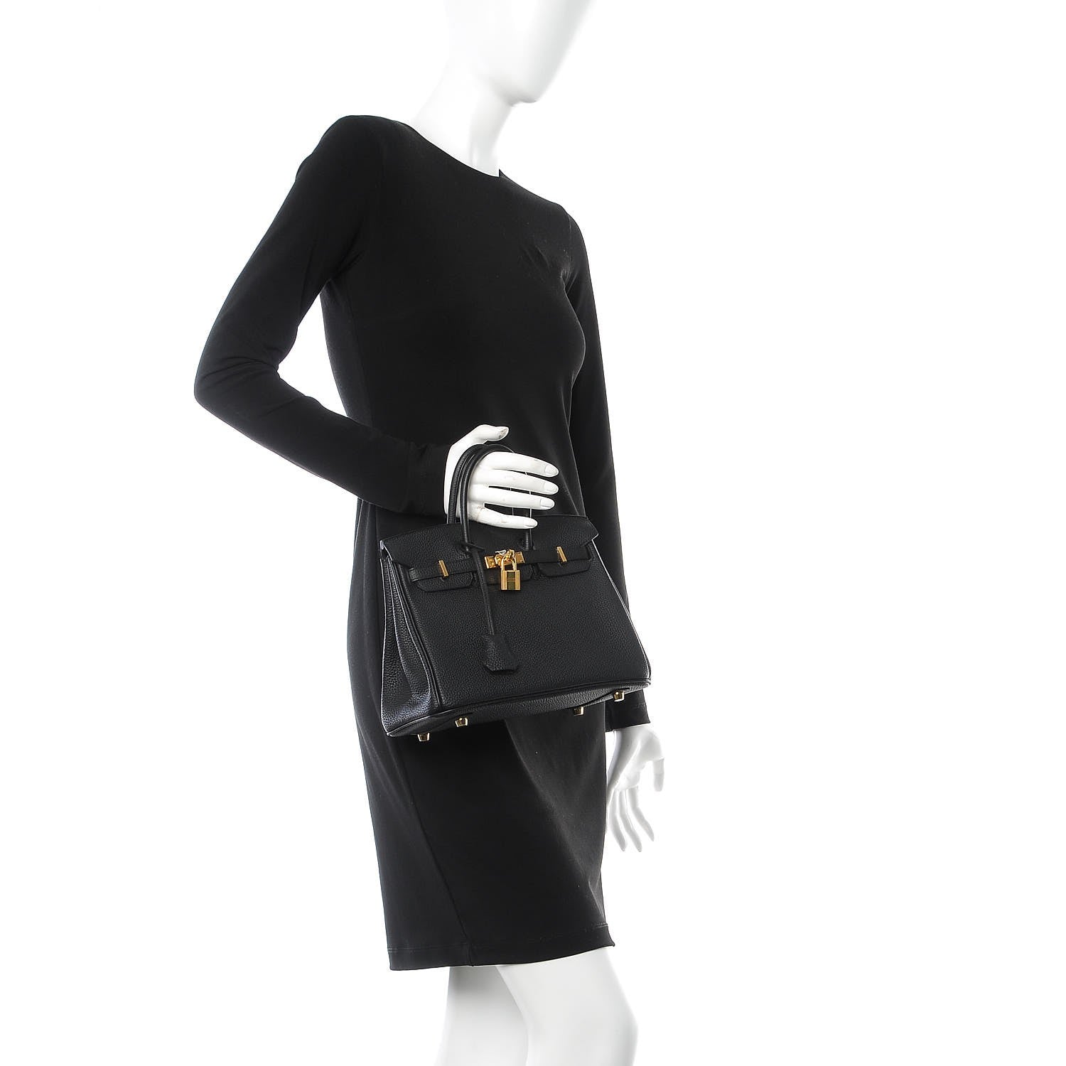 Hermes Togo Birkin 25 Black 2 of 8