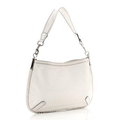 Gucci Calfskin Britt Medium Shoulder Bag White 3 of 10