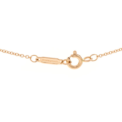 Tiffany 18K Rose Gold Diamond Small Victoria Necklace 4 of 4