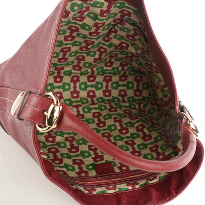 Gucci Guccissima Trim Large Signoria Hobo Red 5 of 7