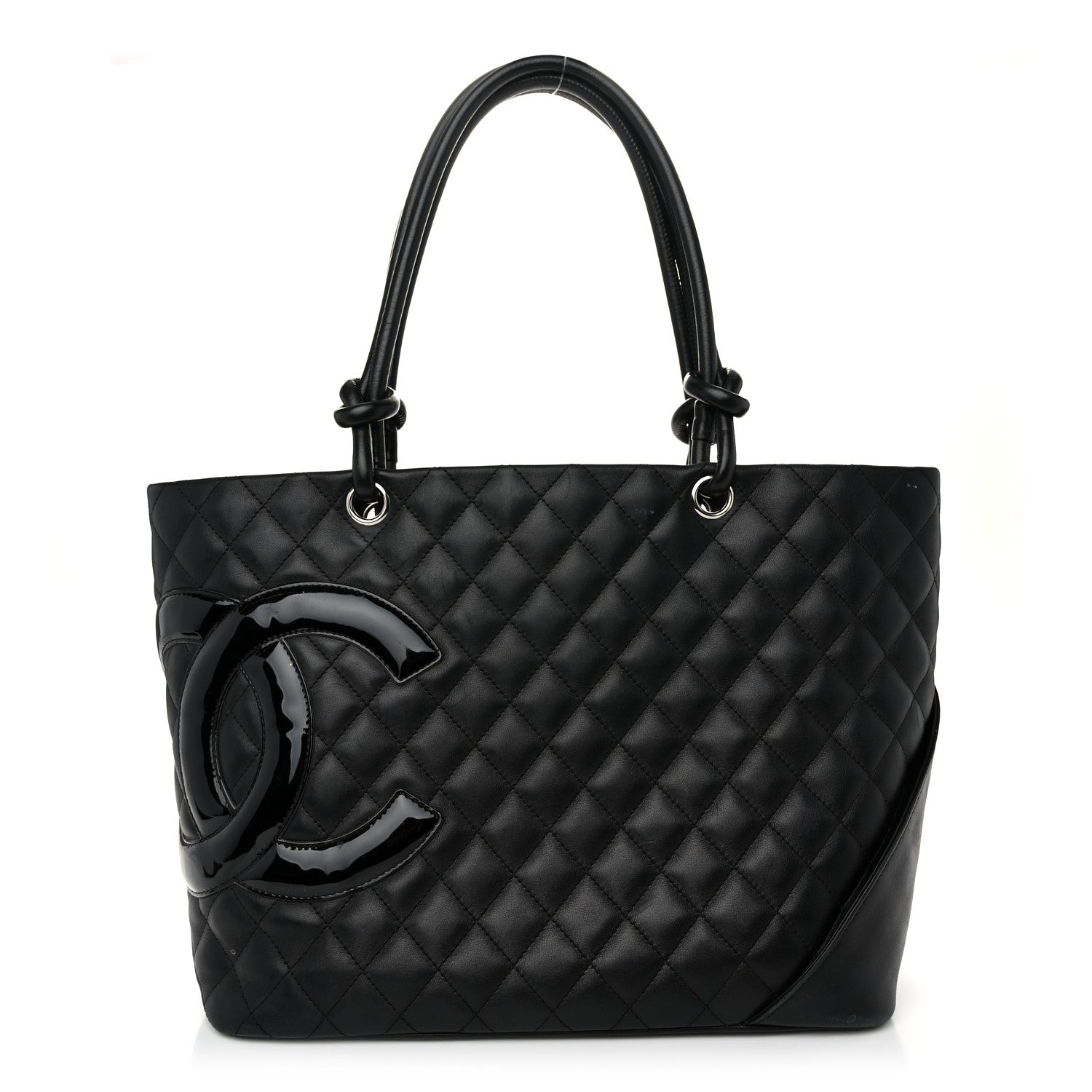 Chanel Calfskin Quilted Large Cambon Tote Black 1 of 12
