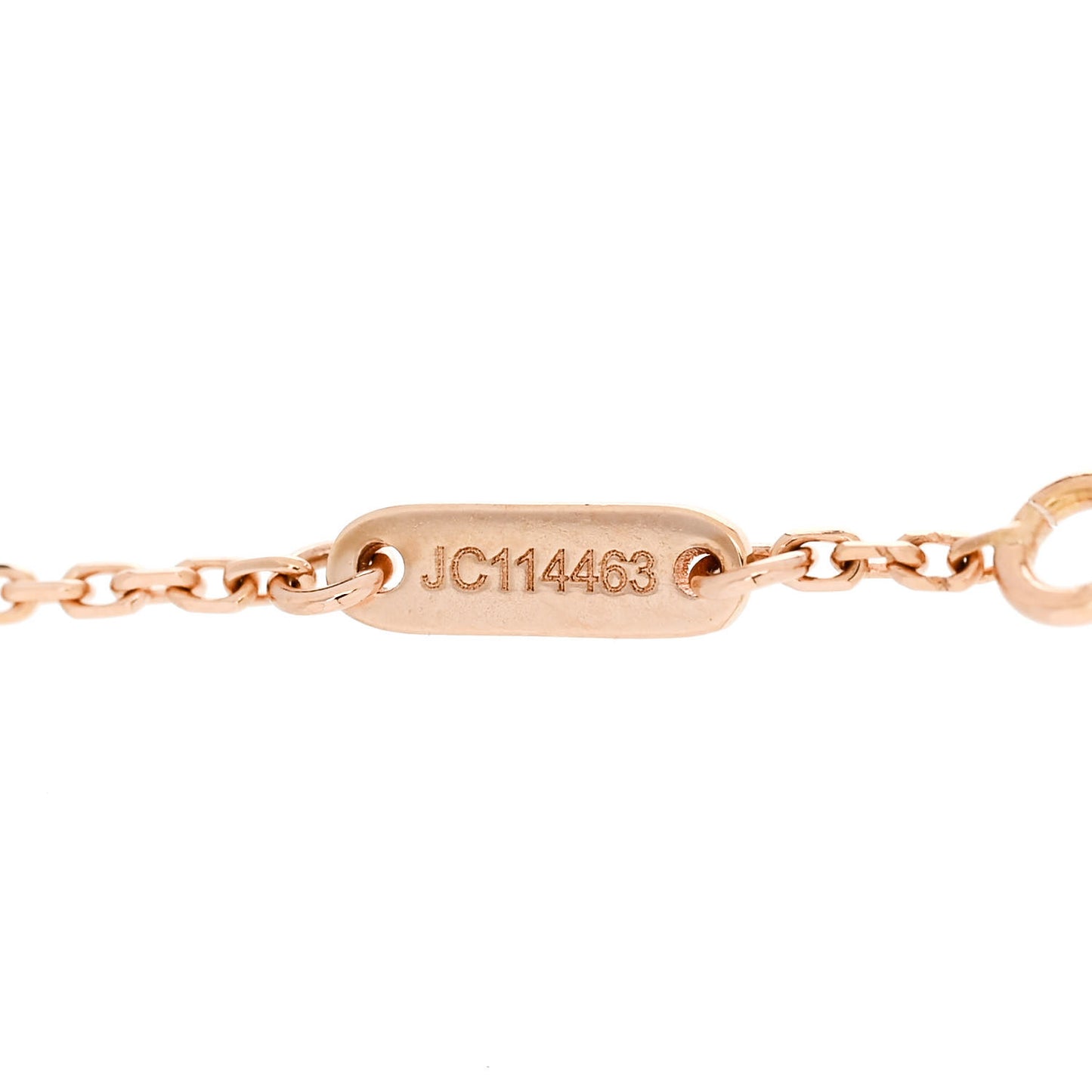 18K Rose Gold Carnelian Sweet Alhambra Bracelet