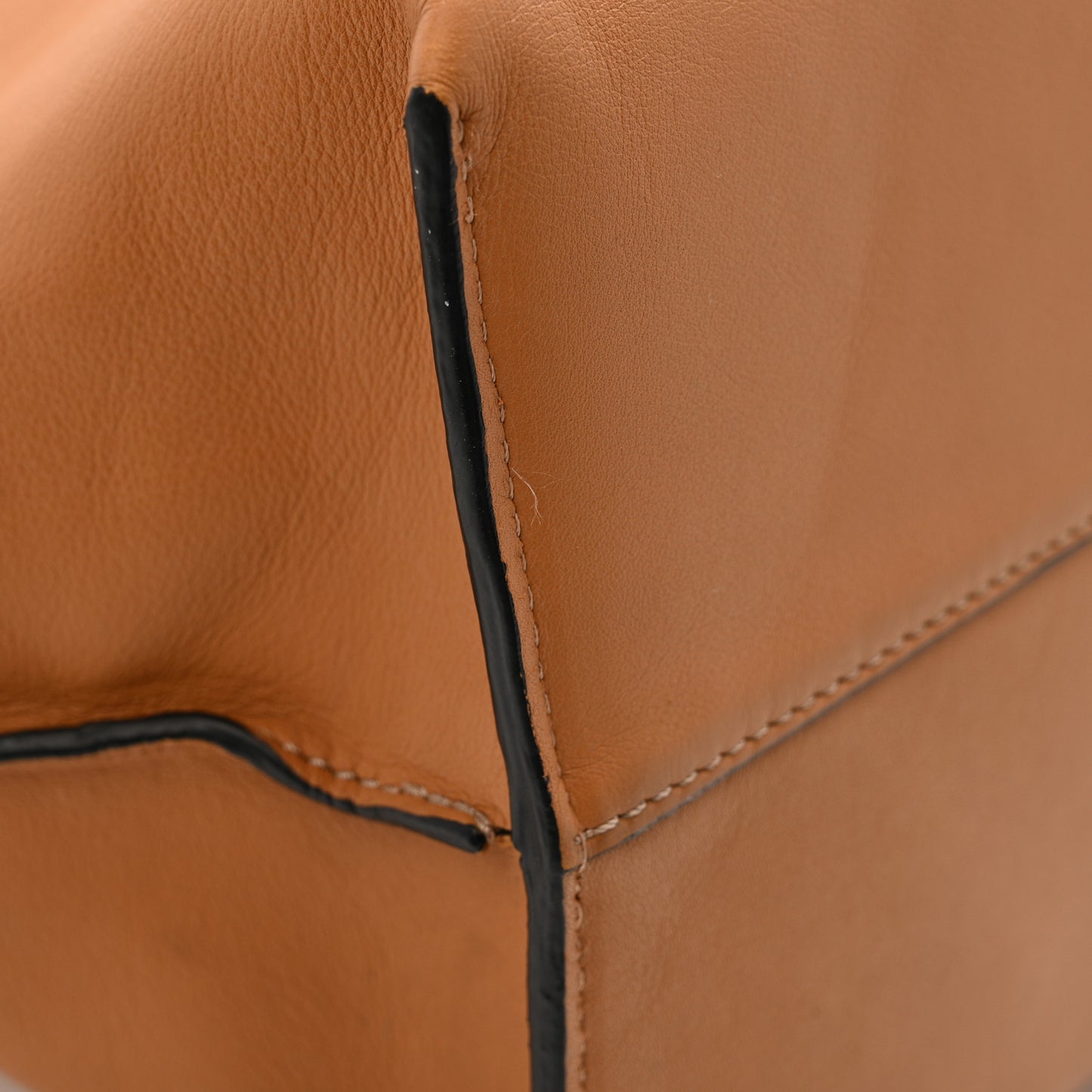 Calfskin Flamenco Knot XL Shoulder Bag Warm Desert