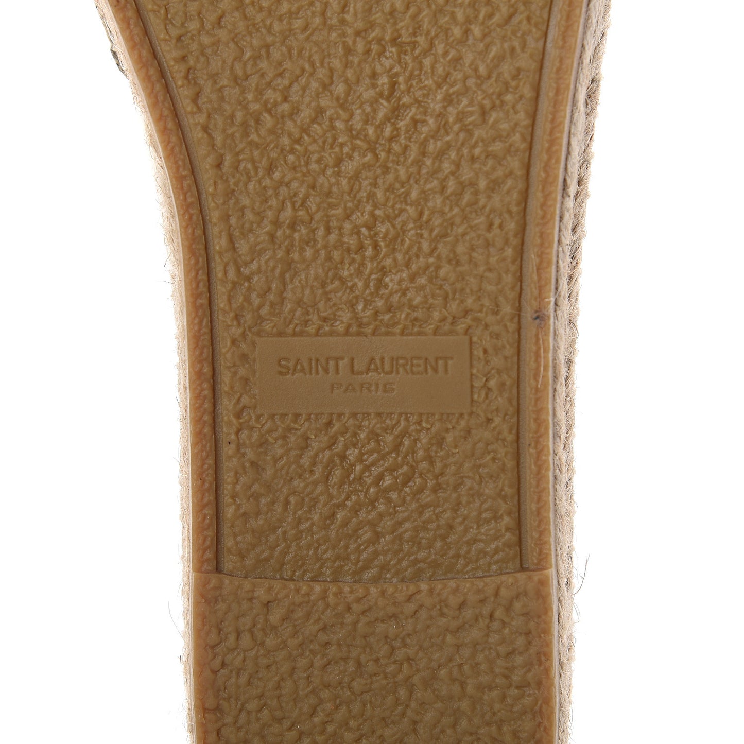 Metallic Lambskin Monogram Espadrilles 39.5 Platino