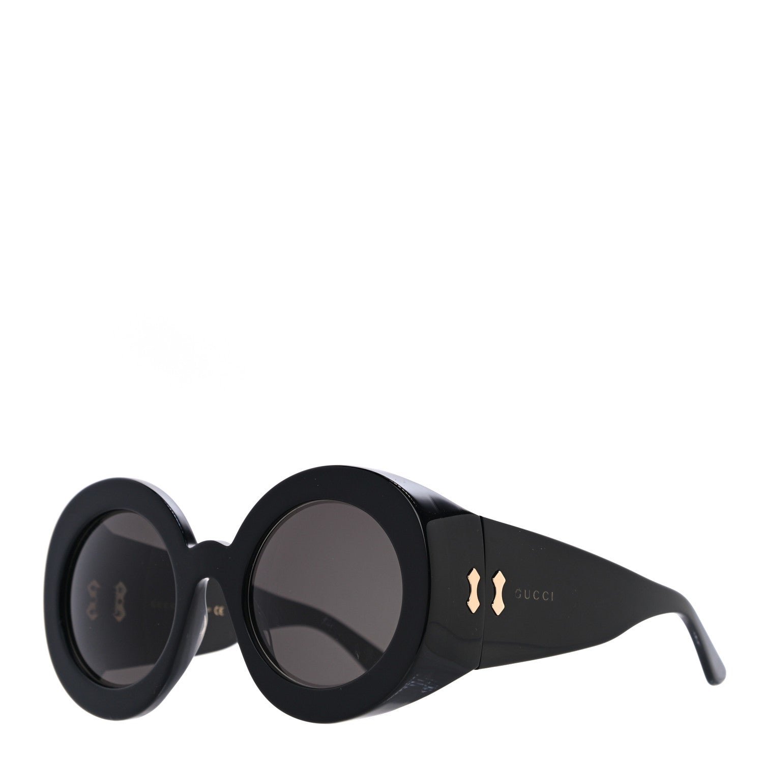 Gucci Acetate Round Sunglasses GG0779S Black 1 of 7