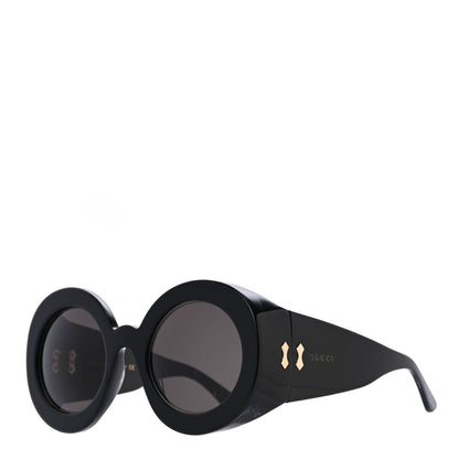 Gucci Acetate Round Sunglasses GG0779S Black 1 of 7