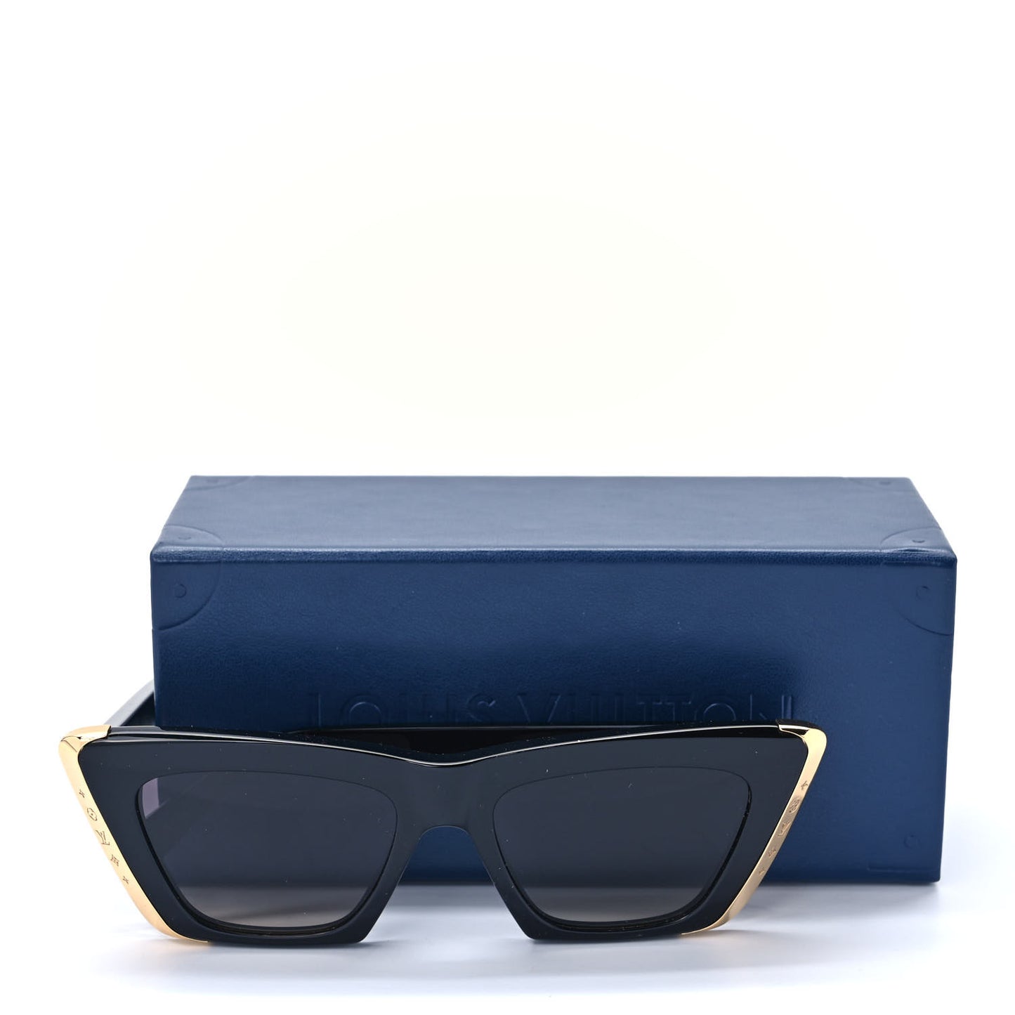Acetate LV Moon Cat Eye Sunglasses Z1655W Black