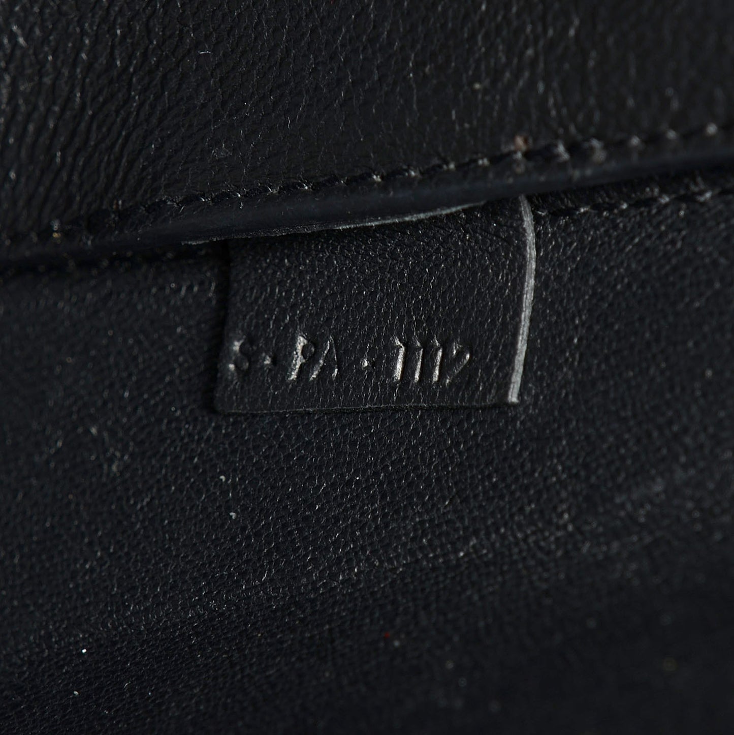 Grained Calfskin Large Edge Shoulder Bag