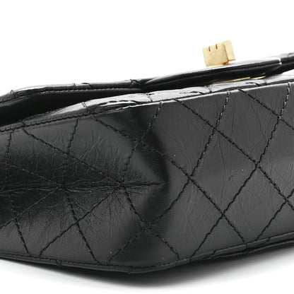Chanel Aged Calfskin Quilted 2.55 Reissue Mini Flap Black 10 of 12