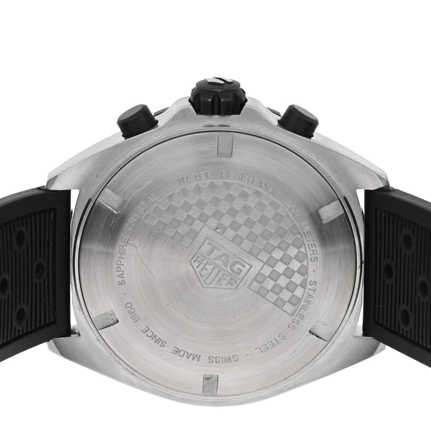 Tag Heuer Stainless Steel Rubber 43mm Formula 1 Chronograph Quartz Watch Black CAZ1010 4 of 4