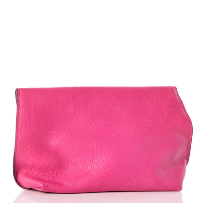 Mulberry Classic Grain Calfskin Darley Cosmetic Pouch Pink 2 of 9