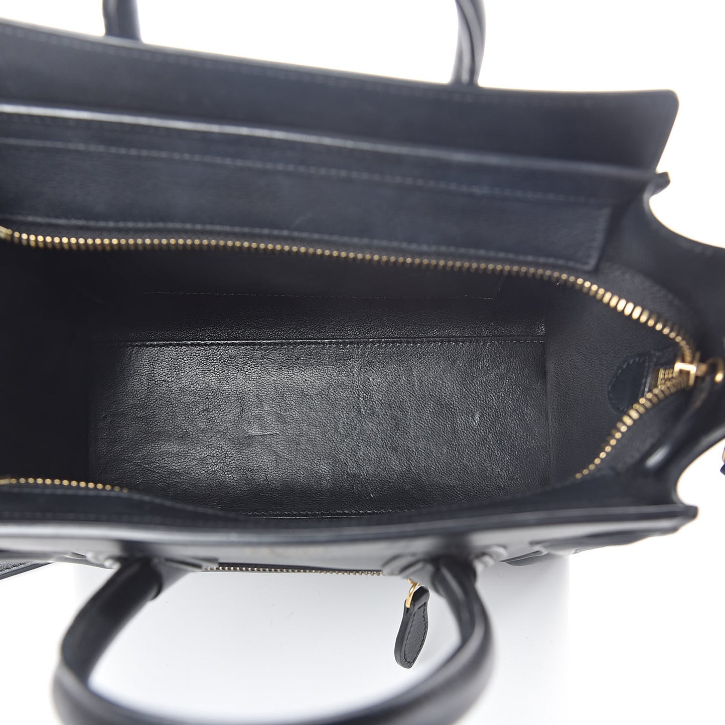 Smooth Calfskin Nano Luggage Black