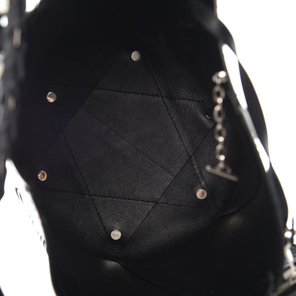 Proenza Schouler Smooth Calfskin Medium Hex Bucket Bag Black White 12 of 16