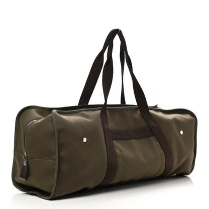 Hermes Toile Groom Boot And Helmet Bag Kaki Feu 3 of 12