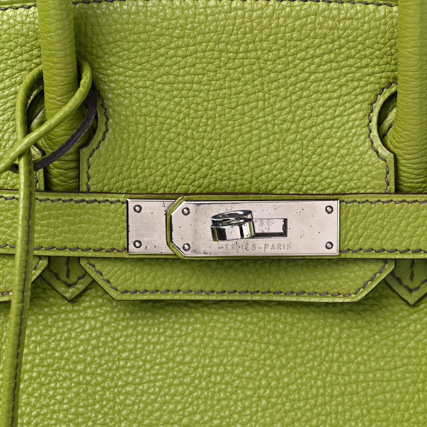 Hermes Togo Birkin 30 Vert Anis 18 of 18