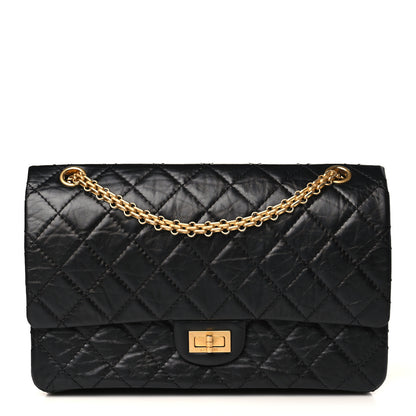 Chanel Aged Calfskin Quilted 2.55 Reissue 226 Flap Black 1 of 10